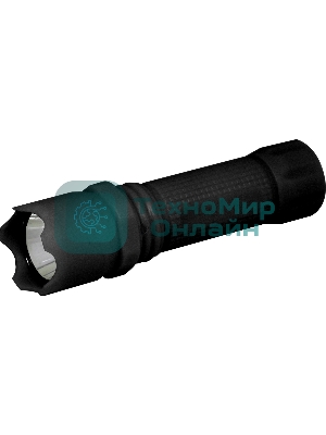 Фонарь ручной Gauss GFL207 черный 3Вт встроенный аккумулятор (GF207)