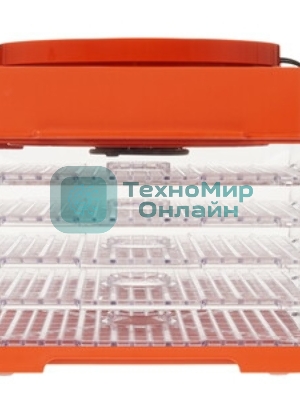 Сушилка для овощей и фруктов Galaxy Line GL 2630, красный, с электронным управлением, 450 Вт