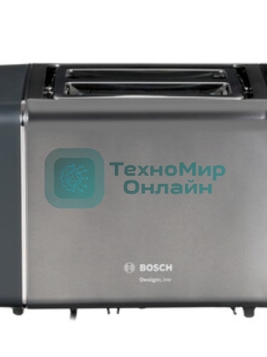 Тостер Bosch TAT5P425 нержавеющая сталь, 970 Вт, 2 слота