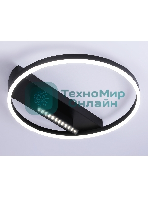 Светильник Ambrella light FL51458/1+1 BK черный 60W 3000K-6400K+4200K D500*110 (ПДУ РАДИО 2.4G)