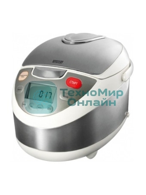 Мультиварка Mystery MCM-1010 5л 900Вт серебристый/белый