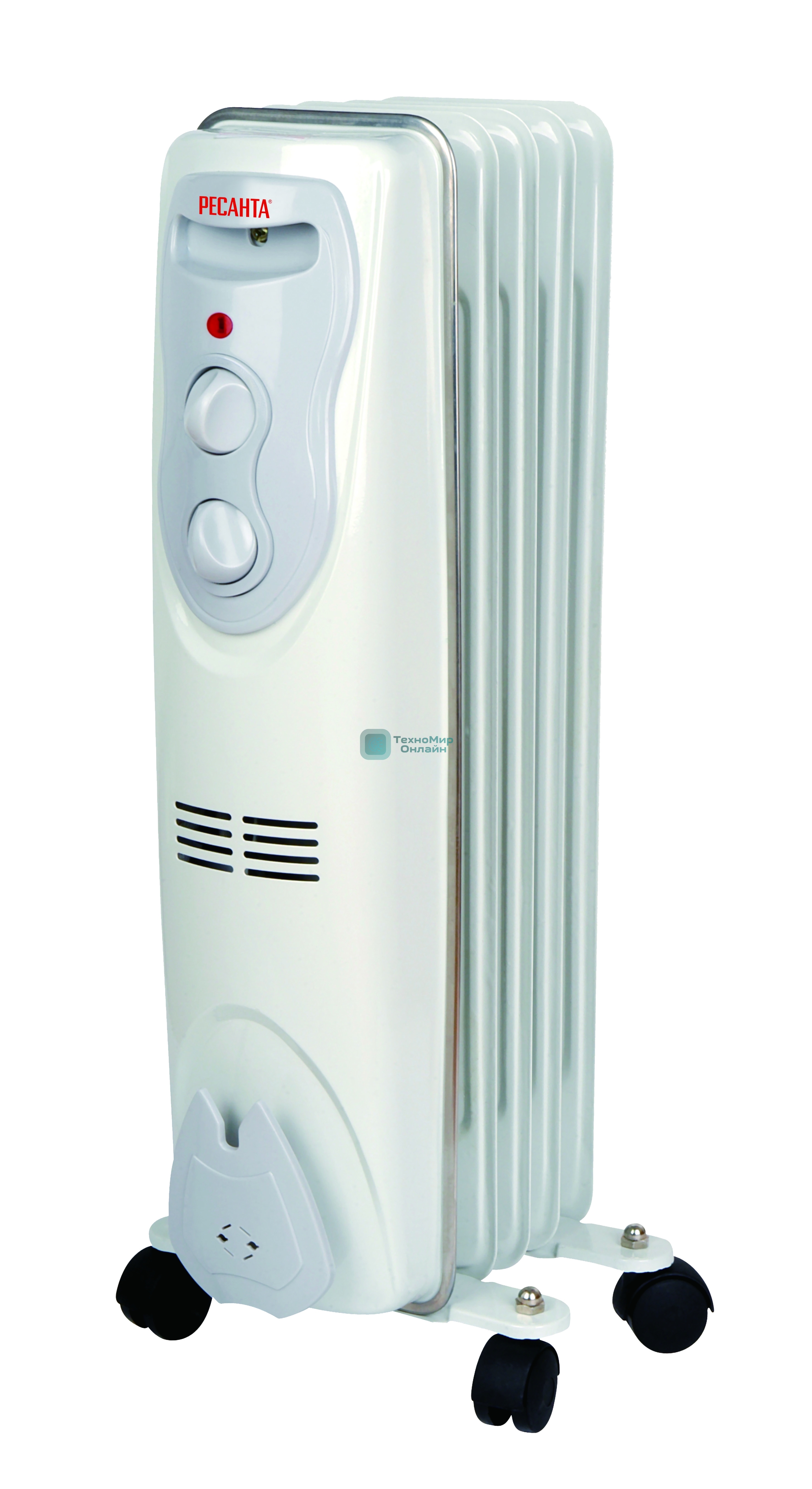 Обогреватель масляный Ресанта ОМ- 5Н (1 кВт) 67/3/6, 5 секц.