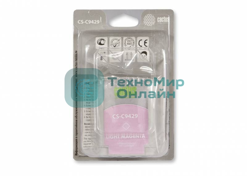 Картридж струйный Cactus CS-C9429 светло-пурпурный для №85 HP DJ 30/130 (72мл)