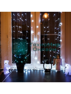 Декоративный фонарь Neon-night с эффектом снегопада и подсветкой 