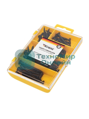 Набор саморезов по дереву Kranz 60 шт.