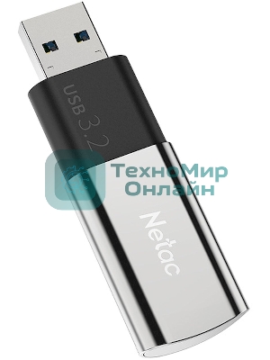 Флешка USB Netac US2 USB3.2 Solid State Flash Drive 256Gb,up to 530MB/450MB/s