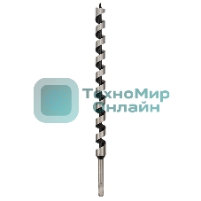 Сверло винтовое по дереву Kranz 25х460 мм, шестигранный хвостовик