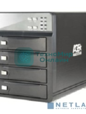 Внешний корпус для HDD AgeStar 3C4B3A1 SATA II алюминий черный LCD 3.5