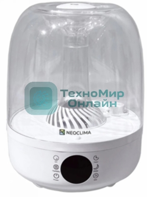 Увлажнитель воздуха Neoclima NHL-4W белый, 30 м², 4 л