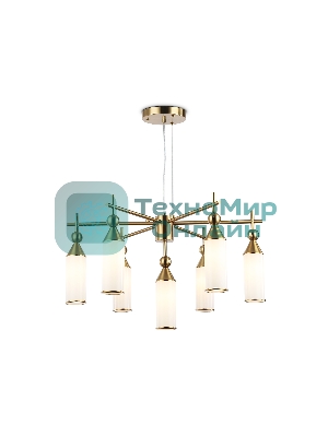 Люстра Ambrella light LH55278/7 BS/FR латунь/белый матовый E14*7 max 40W D640*1390