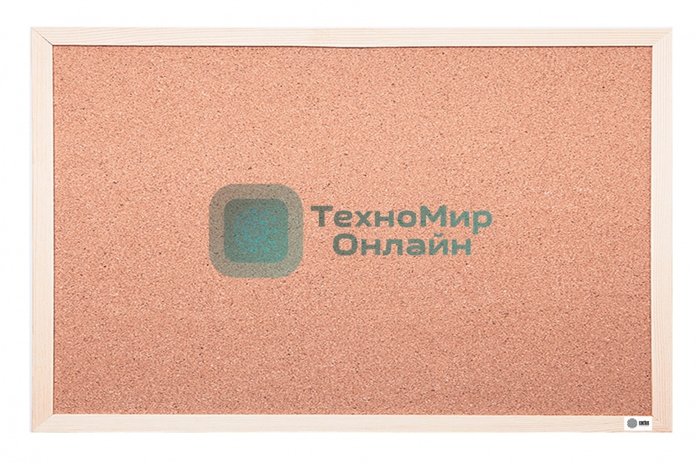 Демонстрационная доска Cactus CS-CWBD-30x45 пробка пробковая 30x45 см деревянная рама коричневый