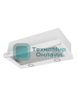 Вытяжка встраиваемая Maunfeld VS Fast 60 белый, 60 см, 850 куб. м/ч, 47 дБ