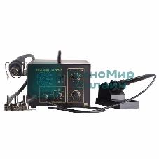 Паяльная станция Rexant, 2 в 1: паяльник+термофен, 150-480 °С