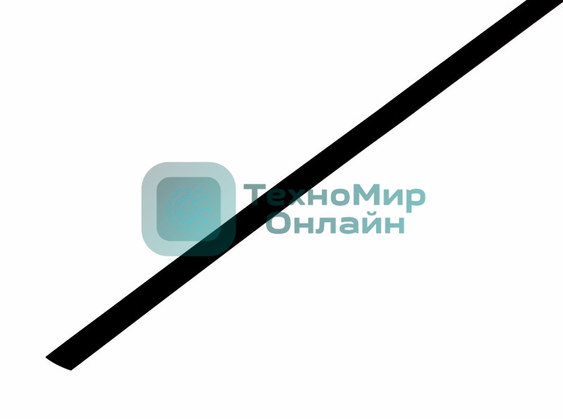 Трубка термоусадочная Rexant 3.5/1.75 1м черный