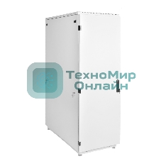 Шкаф коммутационный ЦМО ШТК-М-42.6.10-3ААА 42U 600x1020 мм пер. дв. металл задн. дв. стал. лист 2 бок. пан. направл. под закл. гайки 550 кг серый