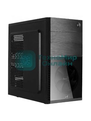 Компьютерный корпус Aerocool/Formula Cs-105, mATX, без БП, 187x361x355мм (ШxГxВ), USB 3.0 x1, USB 2.0 x1, металл 0,5мм, 120-мм вентилятор в комплекте, черный