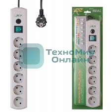 Сетевой фильтр Most RG 5м (6 розеток) белый (коробка)