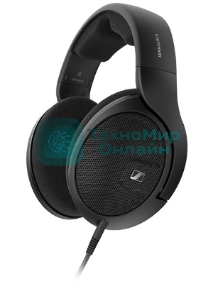Наушники Sennheiser HD 560S накладные открытые 6-38000Гц съемный 3м, 6.3мм, Адаптер-переходник 6,3 мм/3,5 мм, 110дБ, 120 Ом, амбушюры велюр, черные