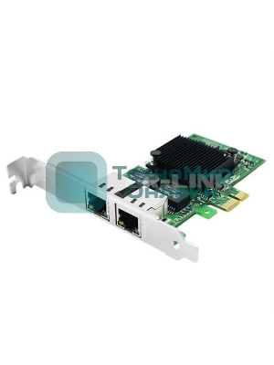 Сетевой адаптер Ethernet LR-LINK 9222HT, Intel I350-AM2, двойной порт RJ45, сетевая карта PCI-Ex1, 10/100/1000 Мбит/с (302472)