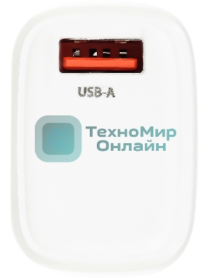 Сетевое зарядное устройство Buro BUWG1 3A QC белый