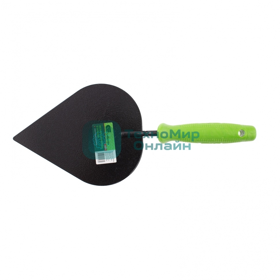 Кельма штукатура Сибртех, стальная, пластиковая ручка