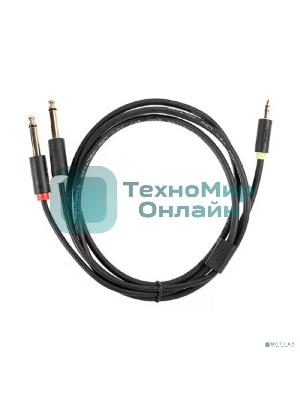 Кабель-адаптер 3.5ST(M)/2X6.35 ST(M), 1.5м, Telecom PRO <TAV6168-1.5M>