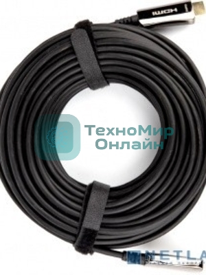Активный оптический кабель HDMI 19M/M,ver. 2.0, 4K@60 Hz 20m VCOM