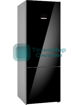 Холодильник Bosch KGN56LB31U черный двухкамерный 279/87л морозилка снизу, No Frost