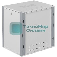 Шкаф коммутационный Sysmatrix (WP 6609.730) настенный 9U 600x600 мм пер. дв. перфор. 2 бок. пан. 60 кг серый 20 кг IP20