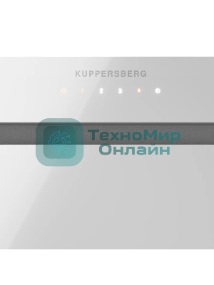 Вытяжка встраиваемая Kuppersberg Inflat 60 W белый, 60 см, 780 куб. м/ч, 65 дБ