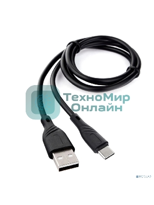 Кабель USB 2.0 Cablexpert CCB-USB2-AMCMO1-1MB, AM/Type-C, издание Classic 0.1, длина 1м, черный, блистер