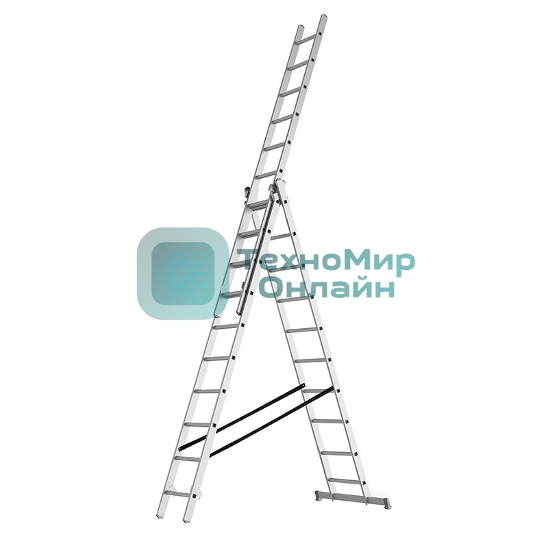 Трехсекционная промышленная лестница Rexant 3x10