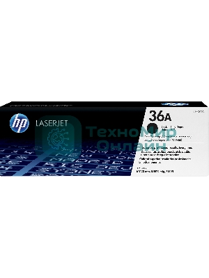 Картридж лазерный HP CB436A черный для LaserJet M1120/M1120n/М1520/Р1505/Р1505n 2000 стр.