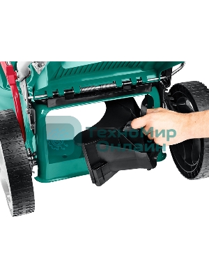 Газонокосилка Зубр 460 мм 4.5 л.с. бензиновая