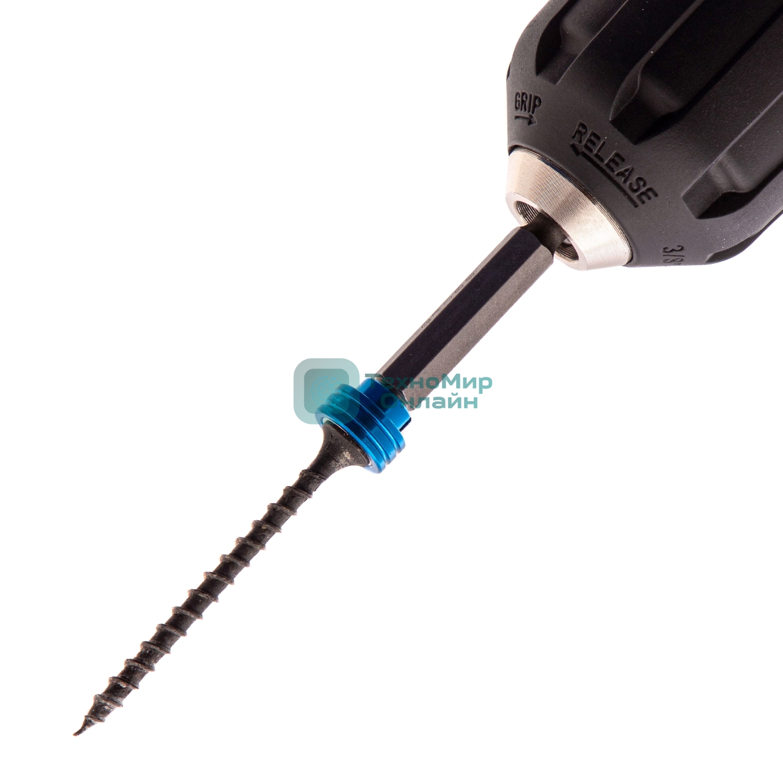 Бита Gross 11456 PH 2x50 мм с ограничителем и магнитом, для ГКЛ, S2