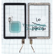 Сенсорное стекло (тачскрин) FPC-FC80S120-01, черное