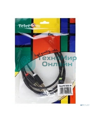 Кабель-адаптер 3.5ST(M)/2X6.35 ST(M), 1.5м, Telecom PRO <TAV6168-1.5M>