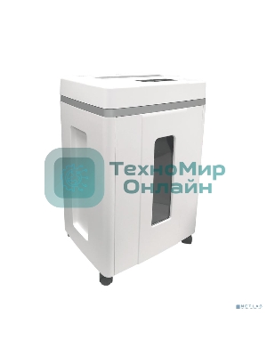 Шредер Office Kit S200TSCD 0,8x2 белый (секр.P-7) фрагменты 6лист. 25лтр. скобы пл.карты CD