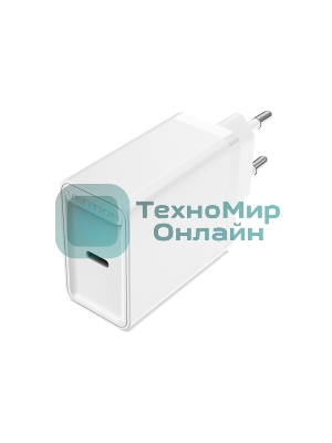 Сетевое зарядное устройство Vention на 1 порт USB C QC 4.0 белый