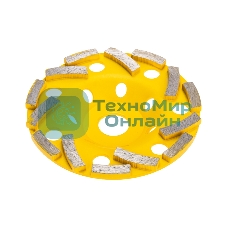 Чашка алмазная шлифовальная Kranz Турбо-сегмент, 125х22,2мм