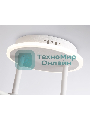 Потолочный светодиодный светильник Ambrella light FL66229/6 WH белый 48W 3000K-6400K+G9/4 880*880*240 (ПДУ ИК)