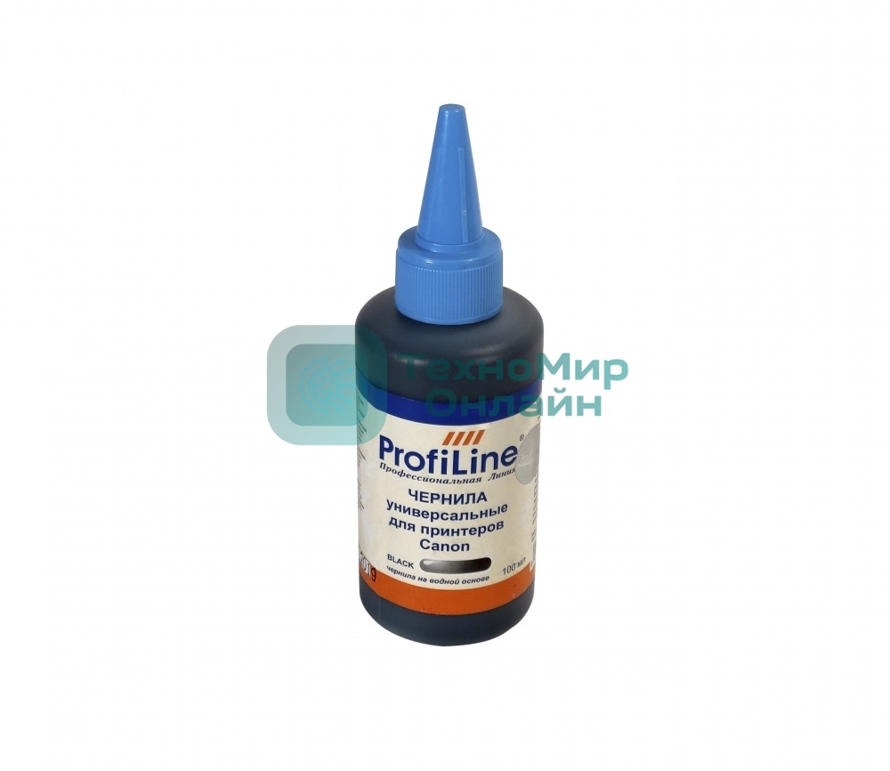 Чернила для Canon универсальные черный 100 мл водн ProfiLine