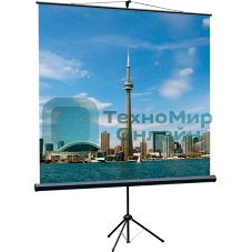 Экраны LUMIEN Lumien Экран на треноге 180x180 см Eco View LEV-100102 1:1 с возможностью настенного крепления