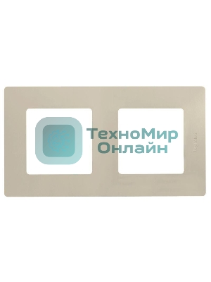 Рамка 2 поста, сл. кость ETIKA