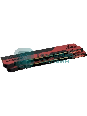 Оперативная память Patriot Viper Elite II, DDR4, 16GB (2x8 GB), 3600 MHz, CL20, DIMM, радиатор, красный, черный
