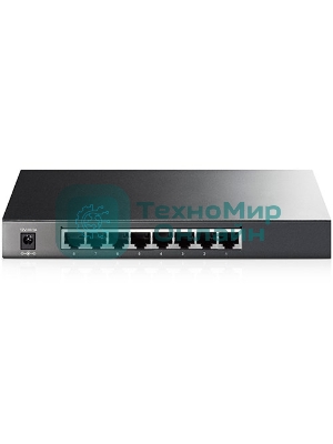 Коммутатор TP-Link SMB TL-SG2008 8-port Pure-Gigabit Desktop Smart Switch, 8 10/100/1000Mbps RJ45 ports, Tag-based VLAN, STP/RSTP/MSTP, IGMP V1/V2/V3 Snooping, DHCP Filtering, 802.1P Qos, Rate Limiting, Voice VLAN,