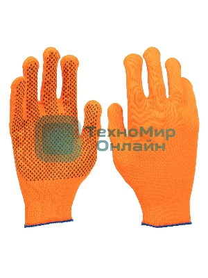 Перчатки в наборе Palisad 4 пары, цвета в ассортименте, ПВХ точка, L