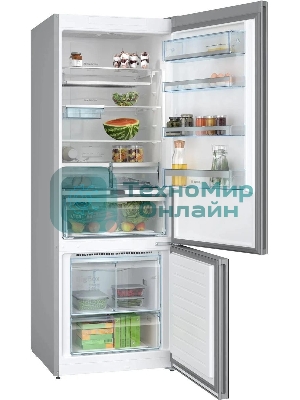 Холодильник Bosch KGN56LB31U черный двухкамерный 279/87л морозилка снизу, No Frost