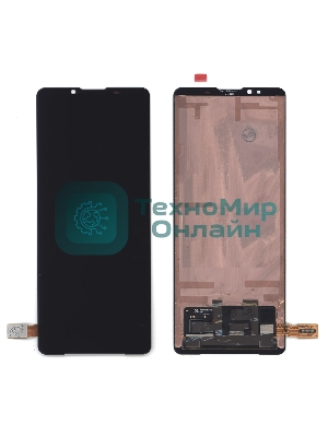 Дисплей для Sony Xperia 5 III в сборе с тачскрином черный orig lcd