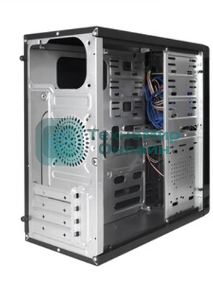 Компьютерный корпус Minitower ExeGate BA-204U-UNS350 (mATX, БП UNS350 с вент. 12см, 2*USB+2*USB 3.0, аудио, черный)